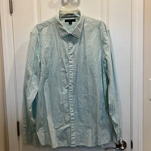 Marc Anthony slim fit light green long sleeve shirt. Size XL. Mens